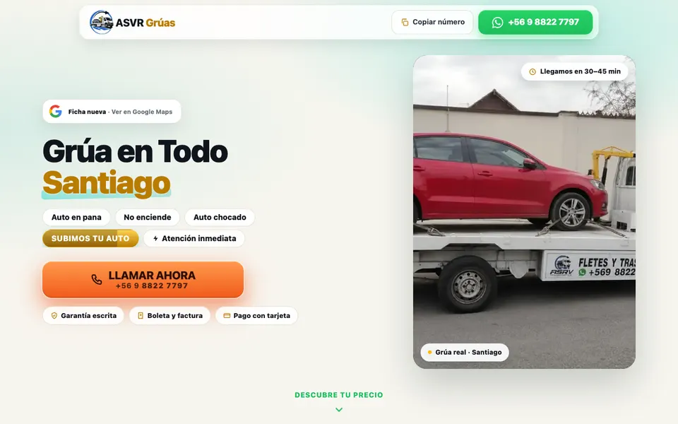 Portada de asvrgruas.cl