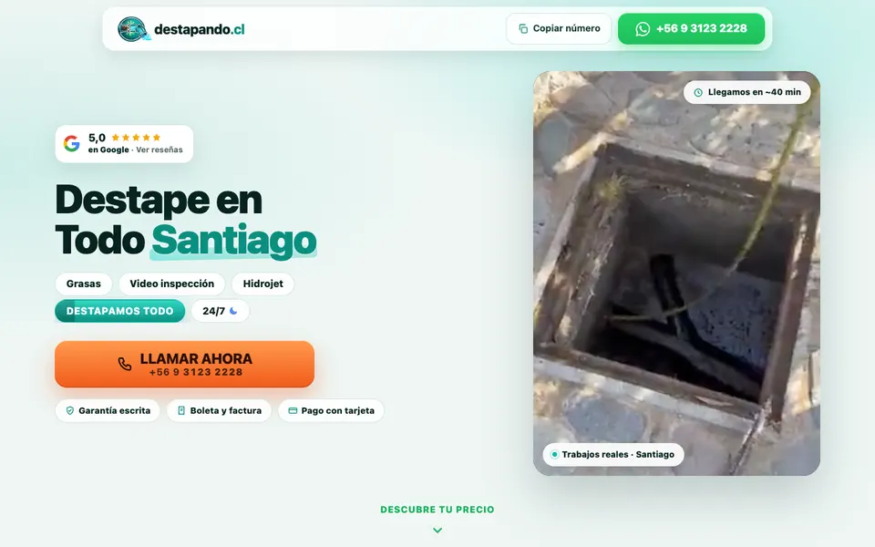 Portada de destapando.cl