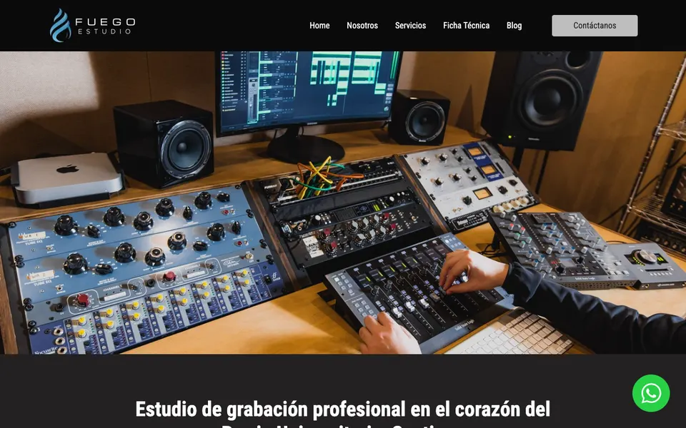 Portada de fuegoestudio.cl