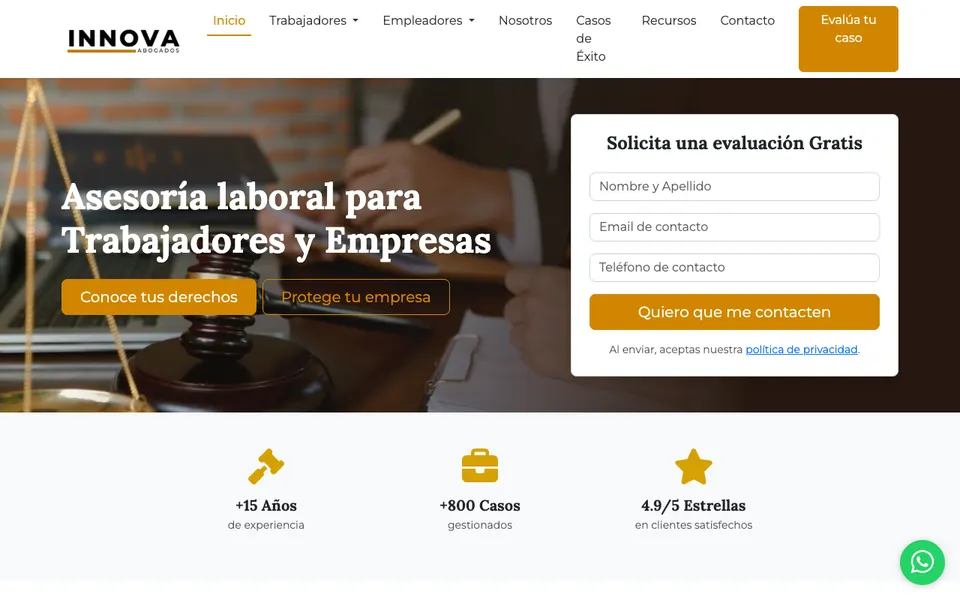 Portada de innovabogados.cl
