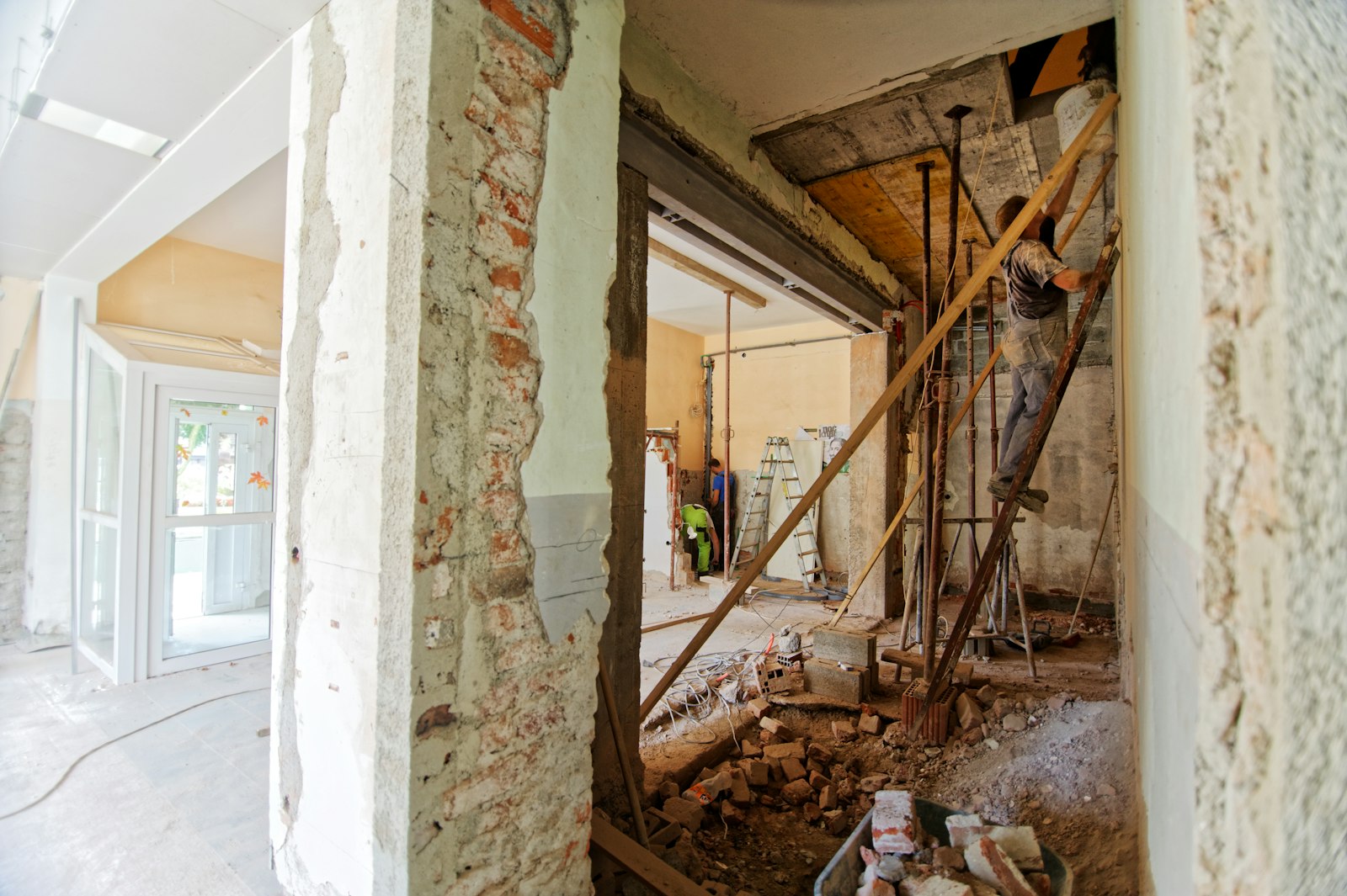 Limpieza después de remodelación