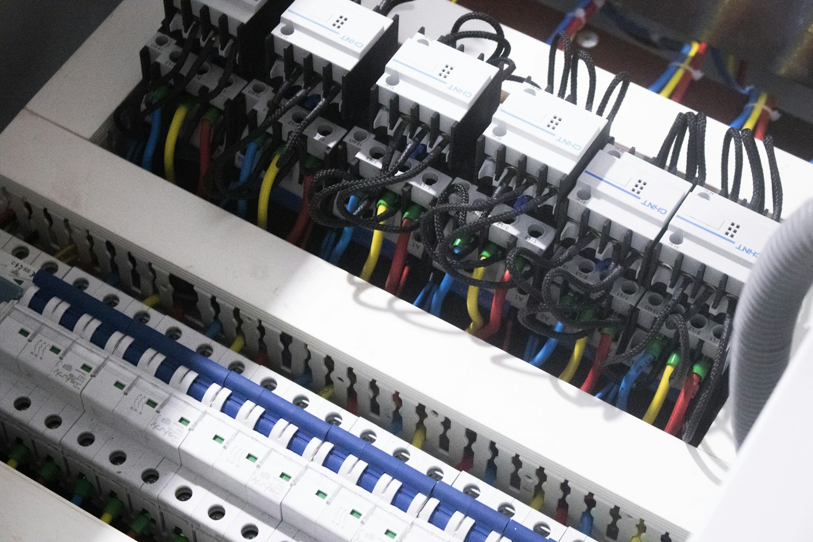 Instalación eléctrica en construcción