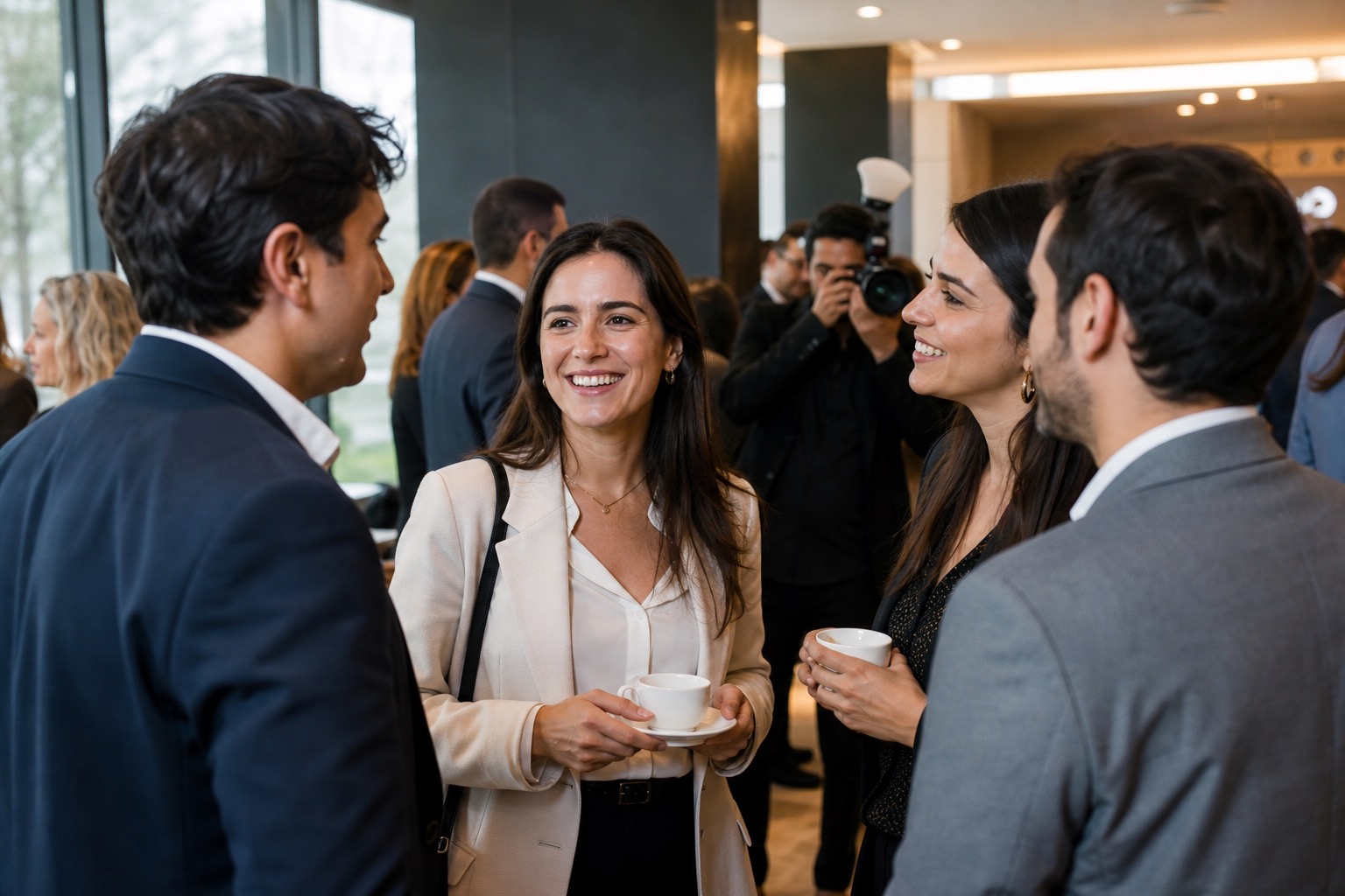 Evento corporativo fotografiado