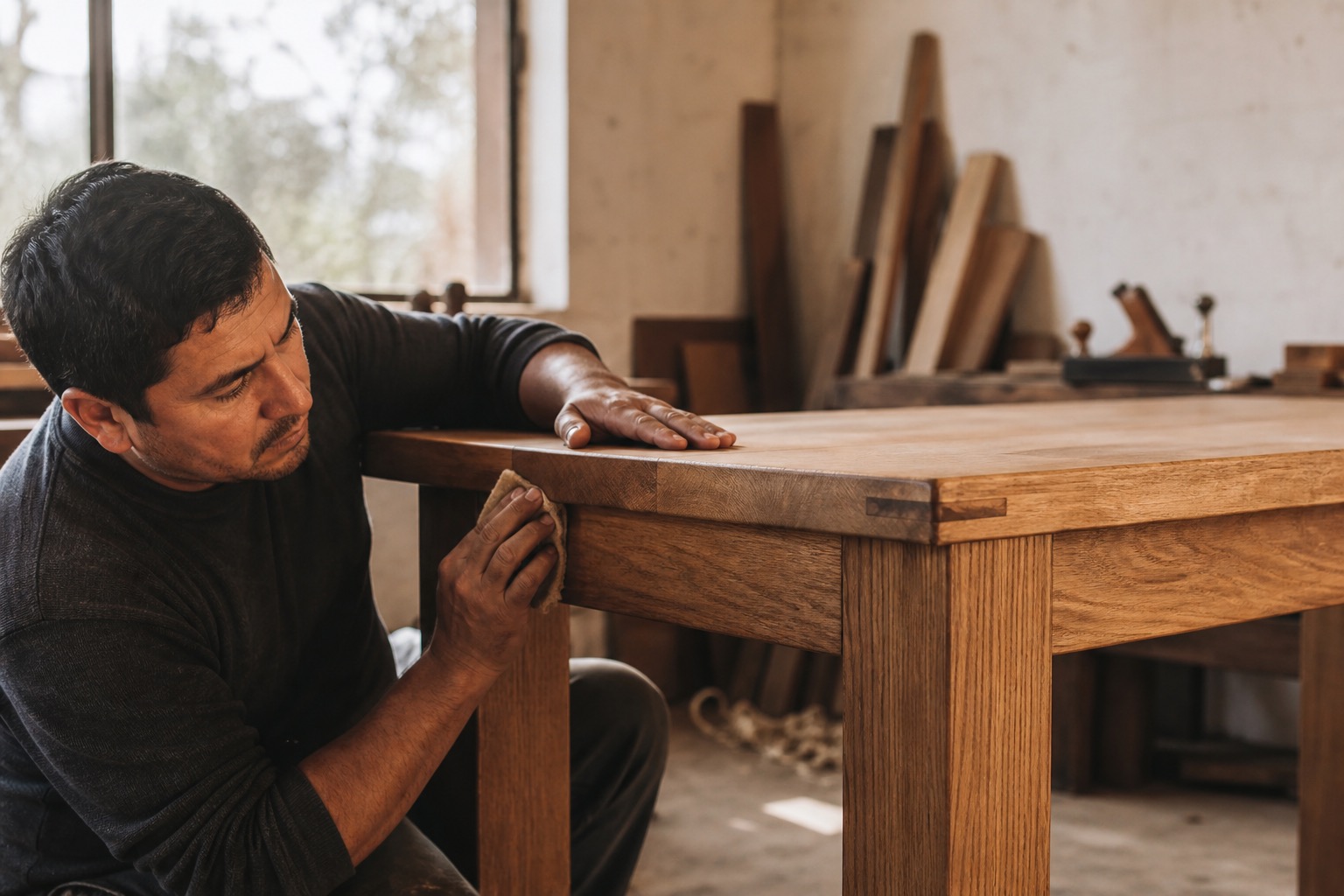 Comedor en madera nativa