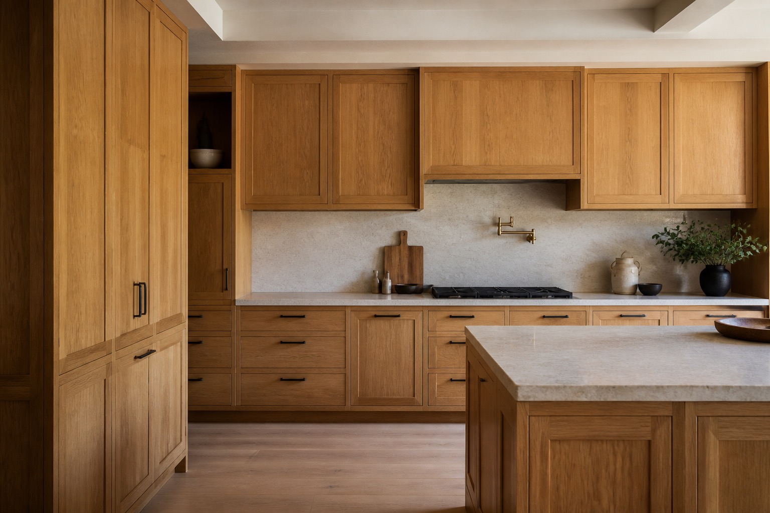 Mueble de cocina de madera a medida