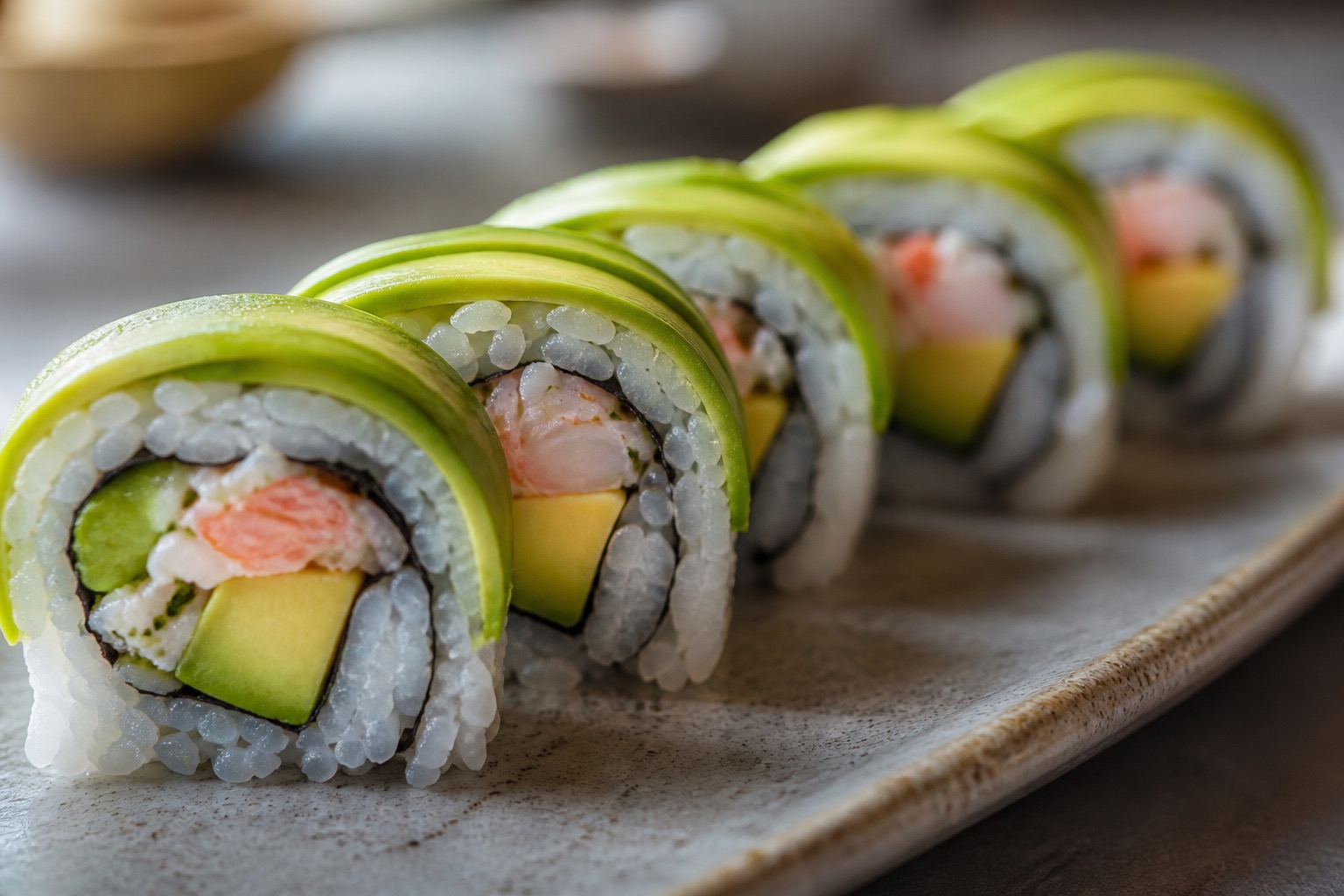 Roll envuelto en palta