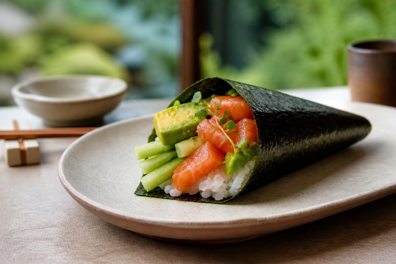 Handroll recién armado