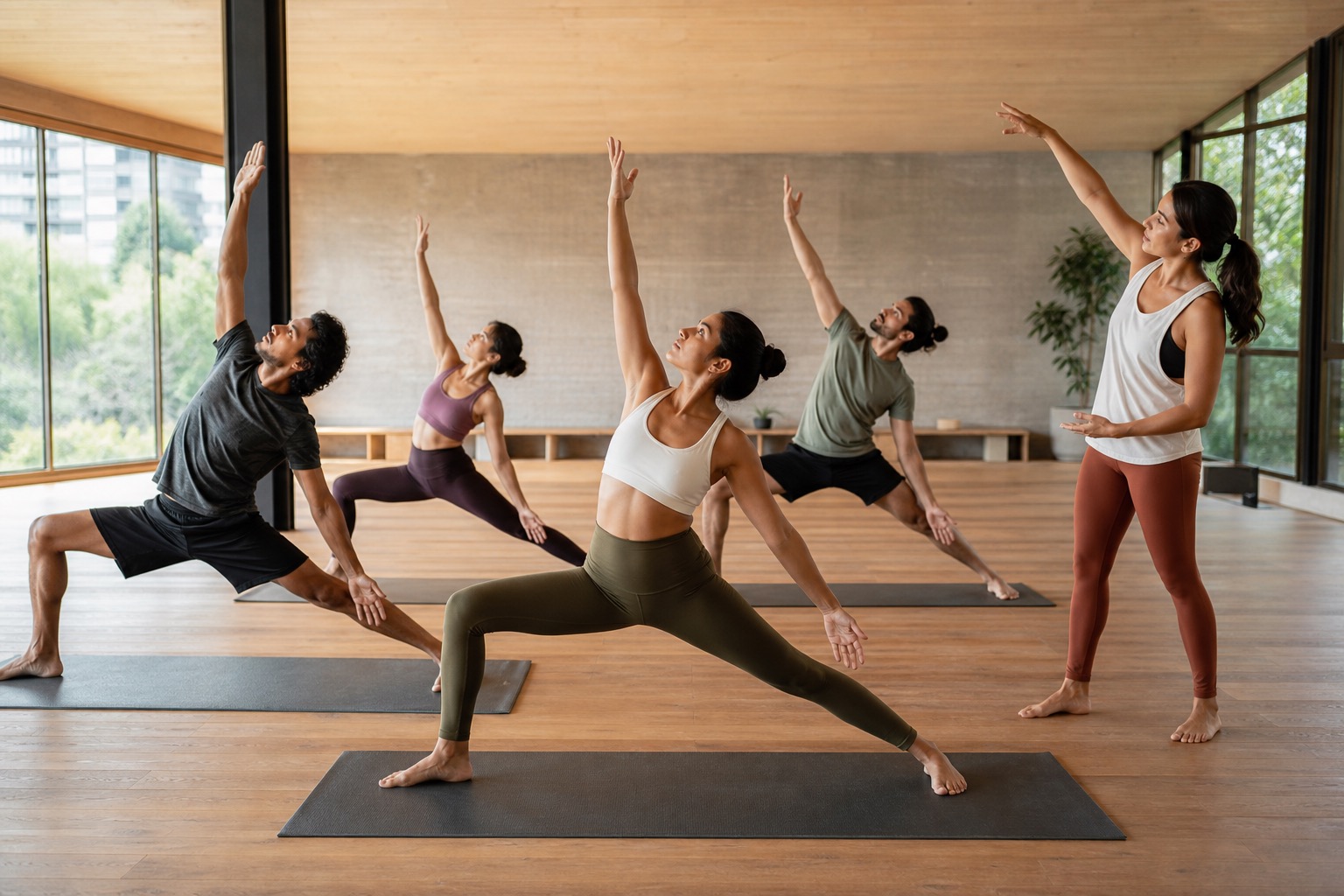 Secuencia de vinyasa yoga