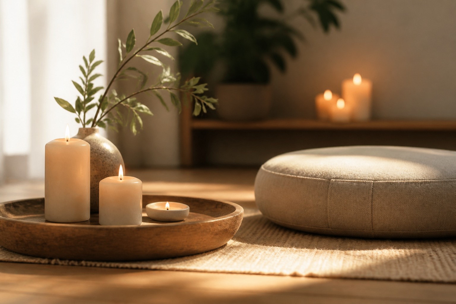 Meditación con velas